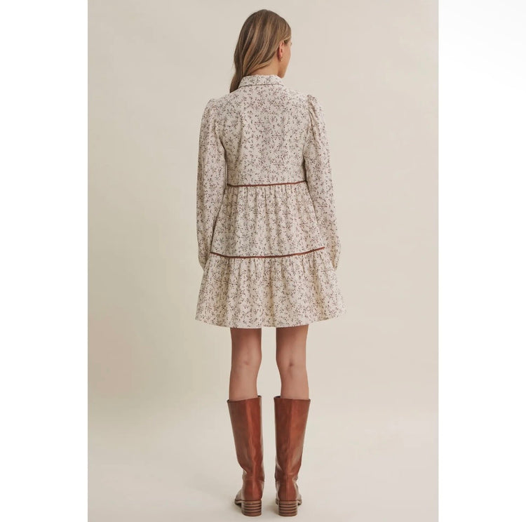 Autumn Darling Dress-Cinnamon