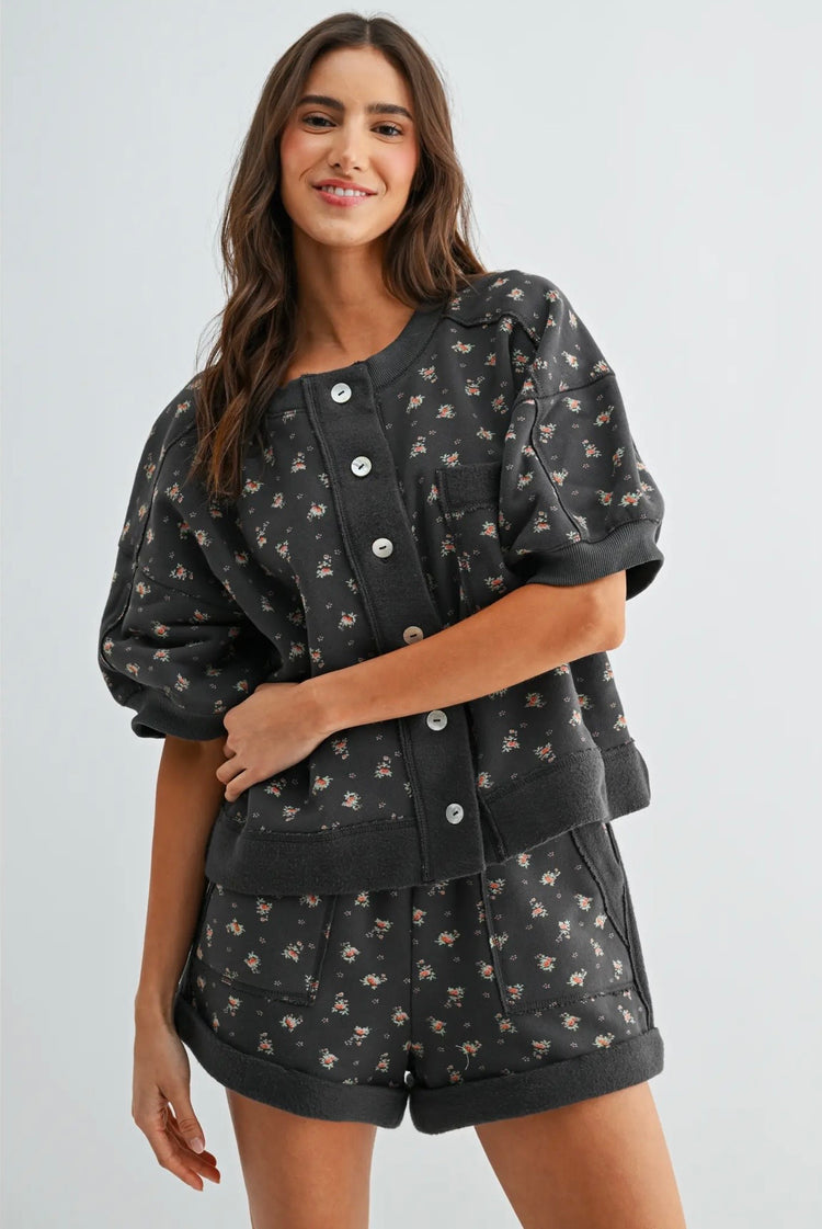 Dusty Petals Top