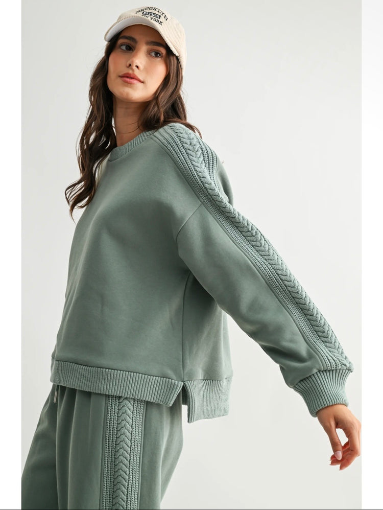 Ivy Cable Knit Sweater