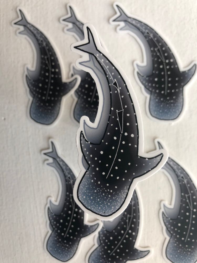 Whale shark sticker