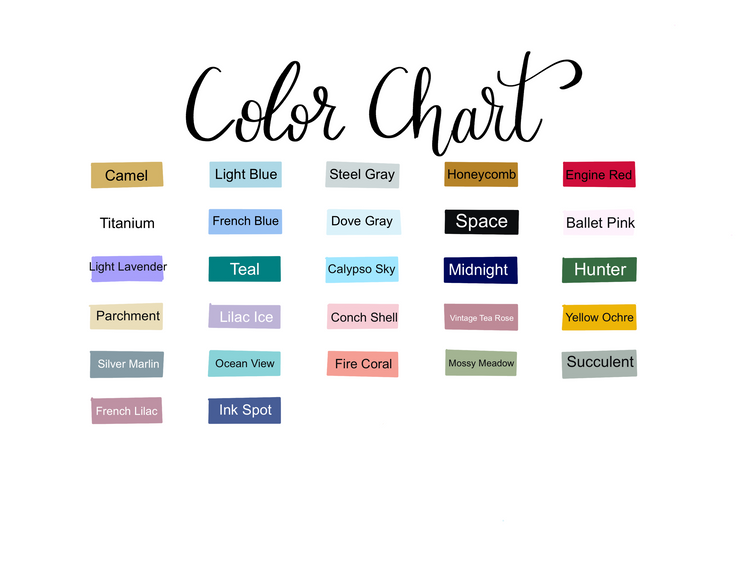 Acrylic seating chart (small)