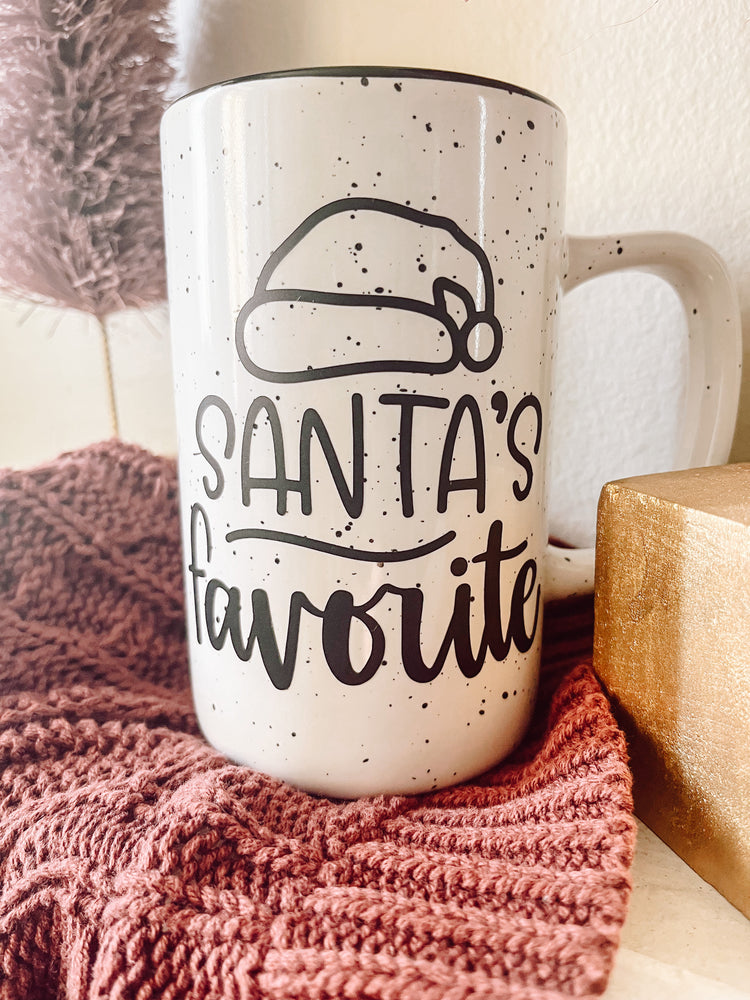Santa’s favorite tall campfire mug