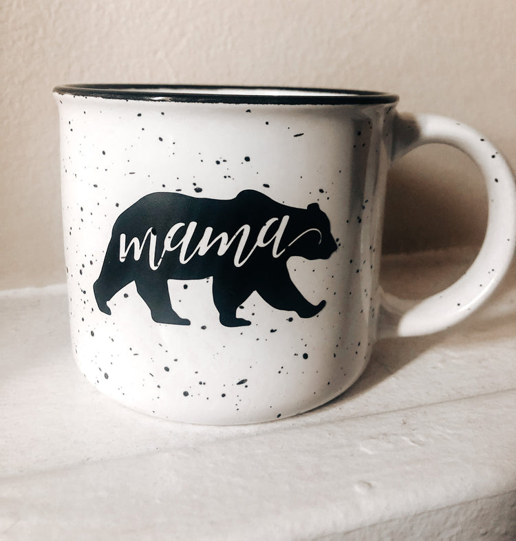 Mama bear campfire mug